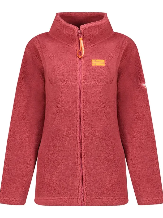 Fleecejacke "Udolce" in Fuchsia