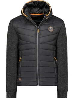 Fleecejacke "Ummos" in Schwarz