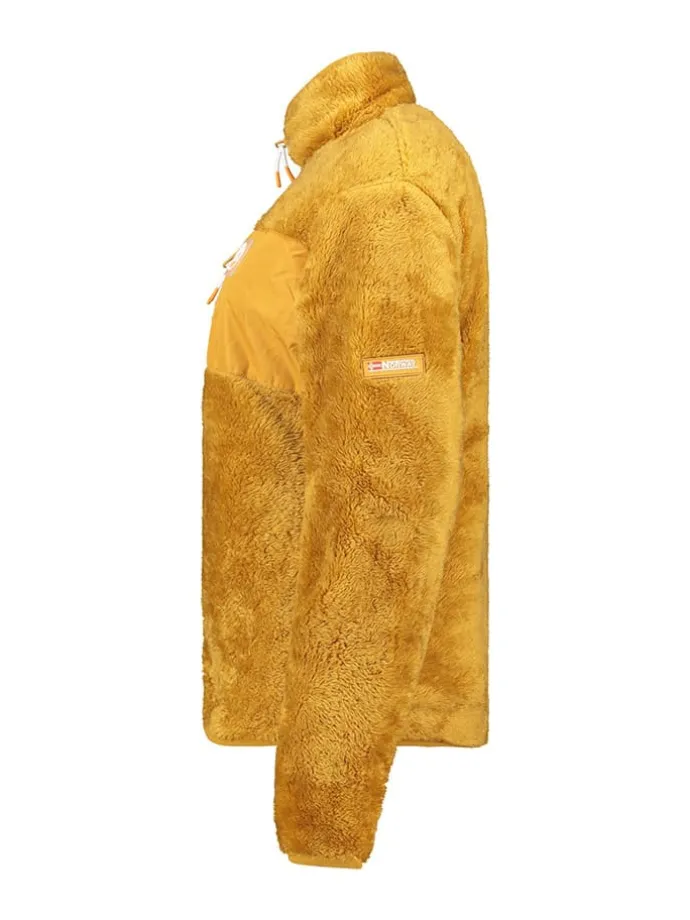 Fleecejacke "Upecious" in Senf