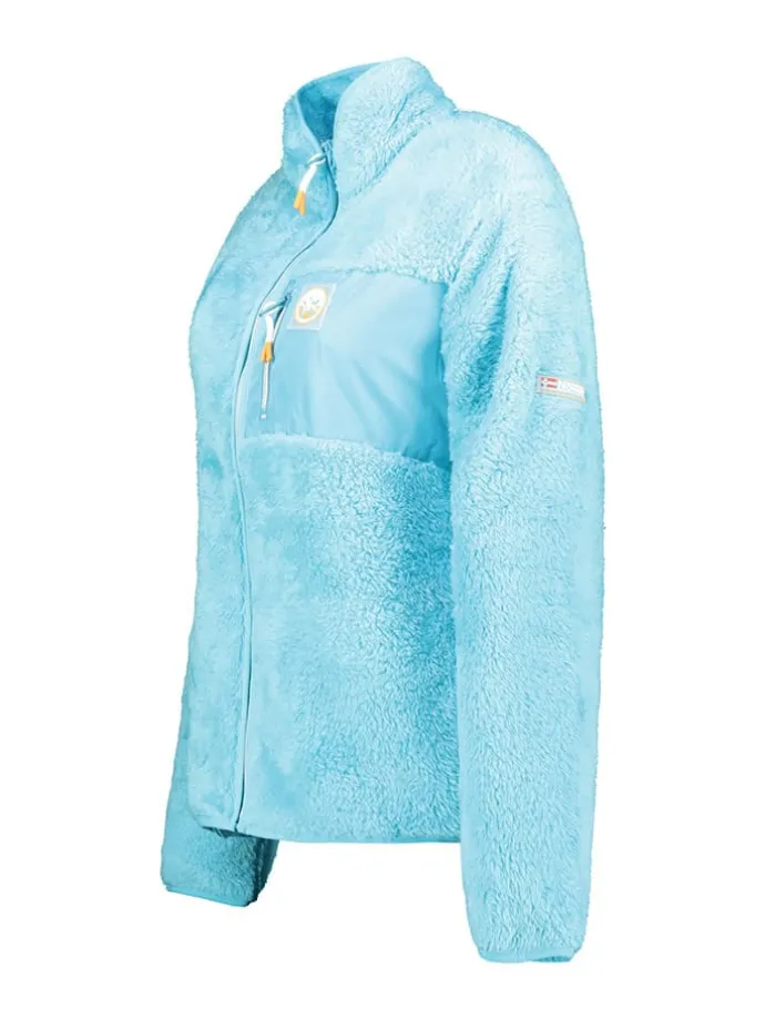 Fleecejacke "Upecious" in Türkis