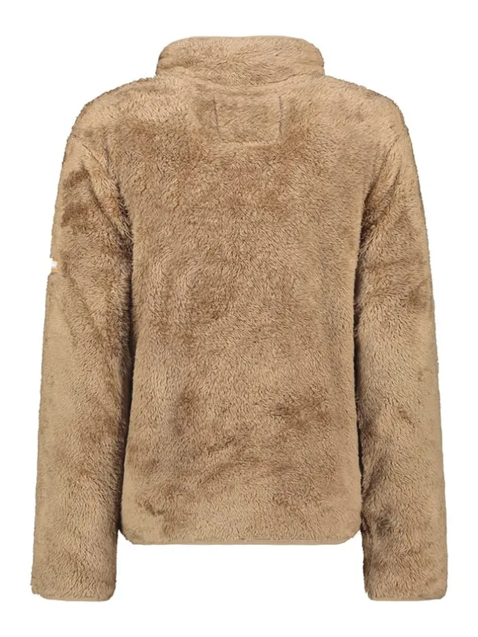 Fleecejacke "Upecious" in Taupe