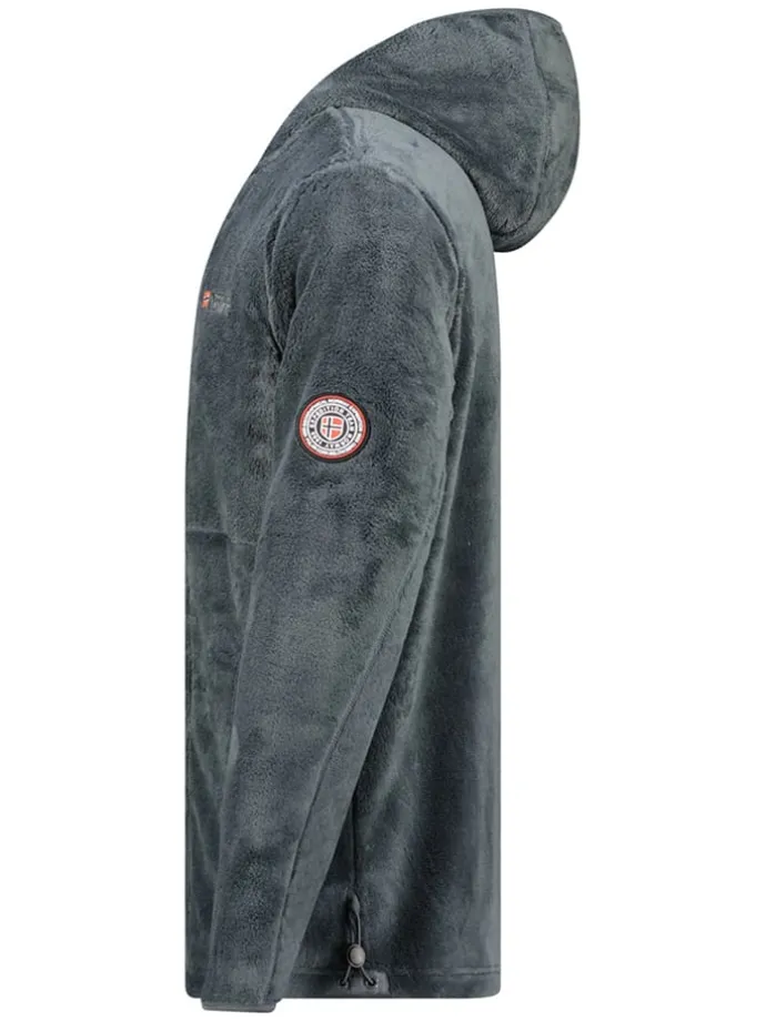 Fleecejacke "Upload" in Anthrazit