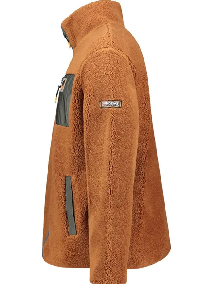 Fleecejacke "Urock" in Hellbraun
