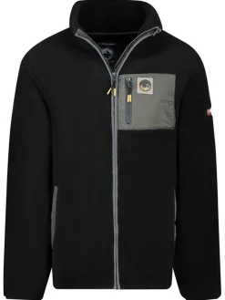 Fleecejacke "Urock" in Schwarz