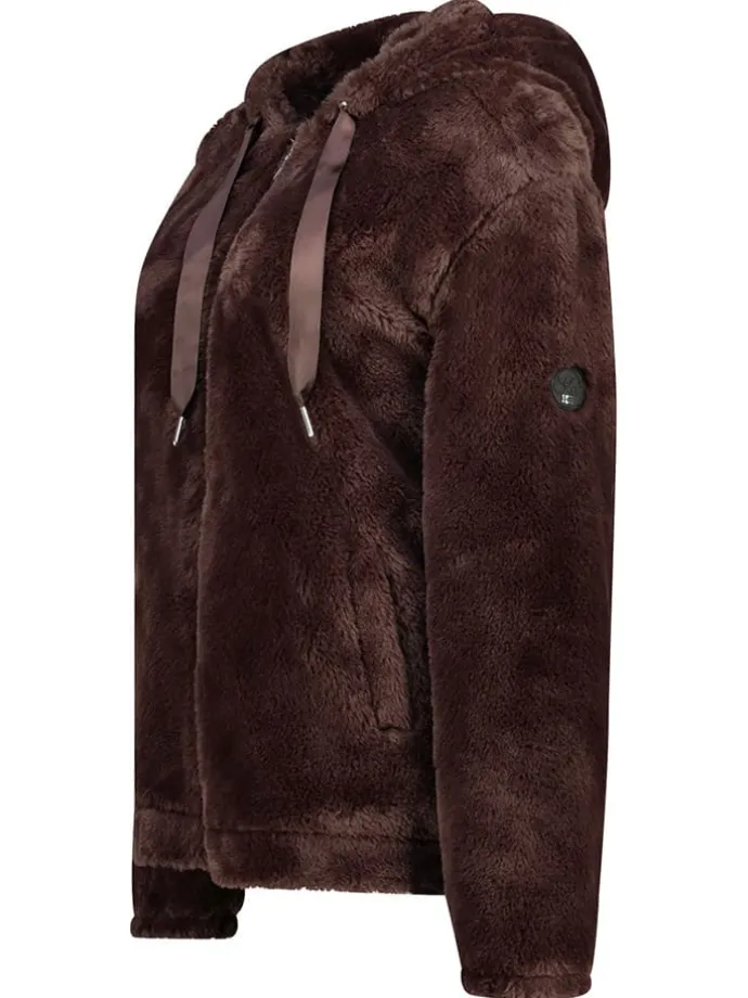 Fleecejacke "Urose" in Dunkelbraun