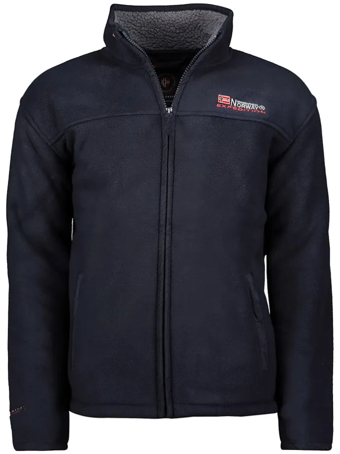Fleecejacke "Usine" in Dunkelblau