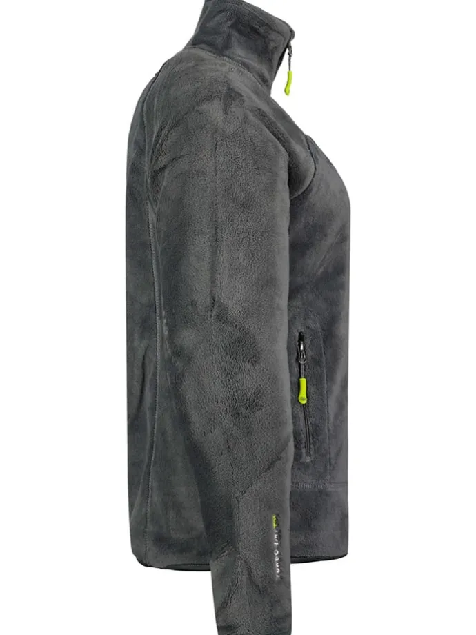 Fleecejacke "Uternel" in Anthrazit