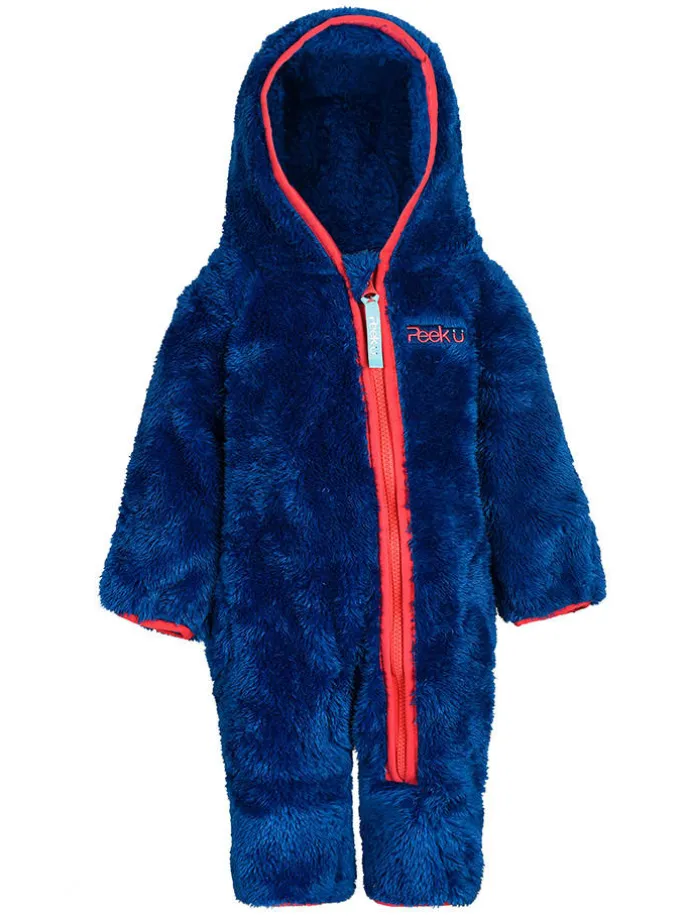 Fleece-Overall "Birdie" in Dunkelblau