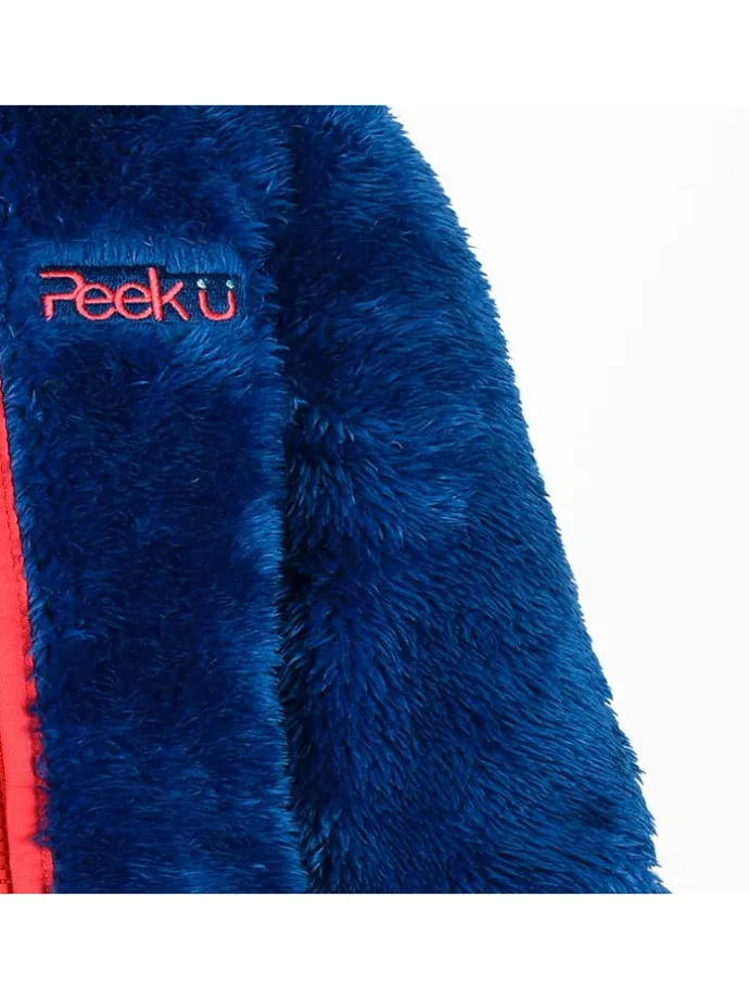 Fleece-Overall "Birdie" in Dunkelblau