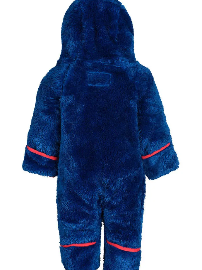 Fleece-Overall "Birdie" in Dunkelblau