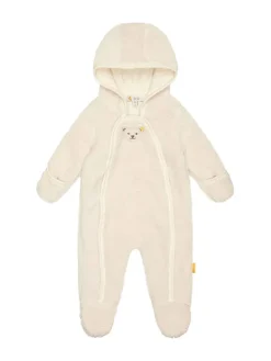 Fleeceoverall in Creme