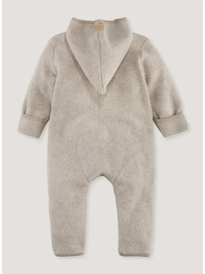 Fleece-Overall in düne