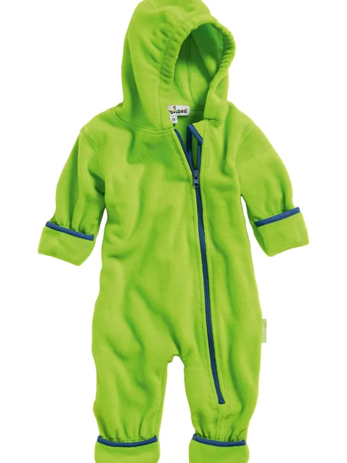 Fleece-Overall in Grün