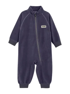 Fleeceoverall in Lila