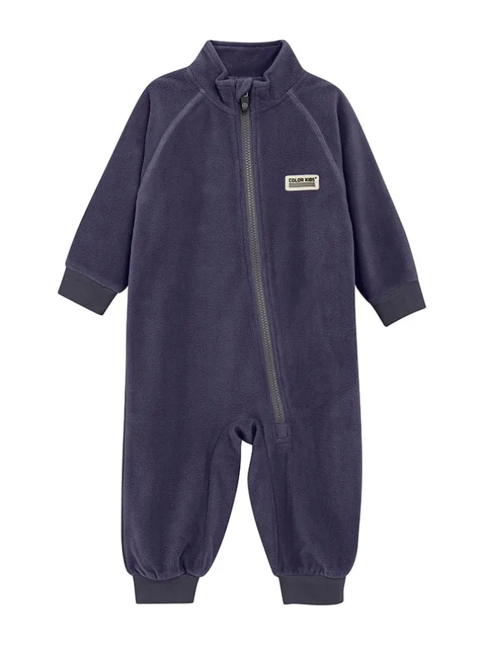 Fleeceoverall in Lila