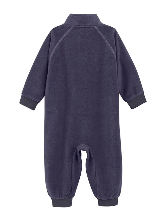 Fleeceoverall in Lila
