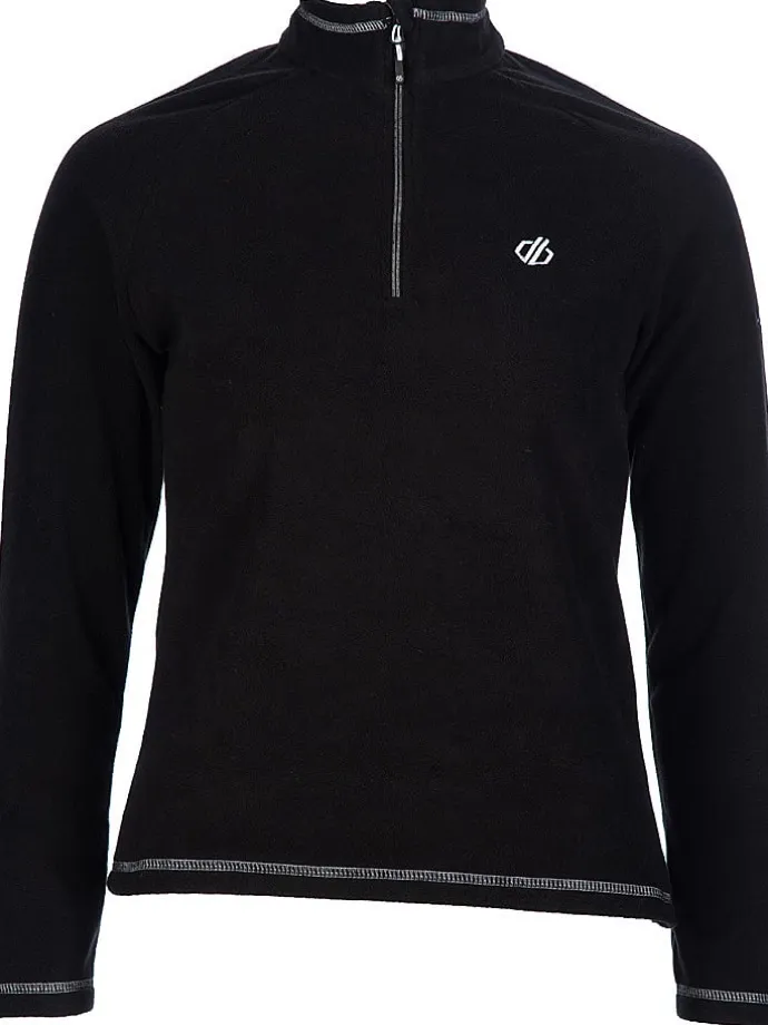 Fleecepullover "Freeform II" in Schwarz