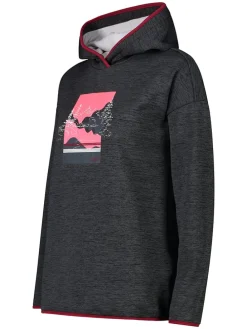 Fleecepullover in Anthrazit
