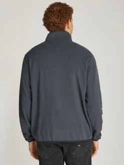 Fleecepullover in Anthrazit