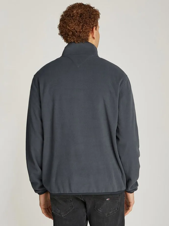 Fleecepullover in Anthrazit