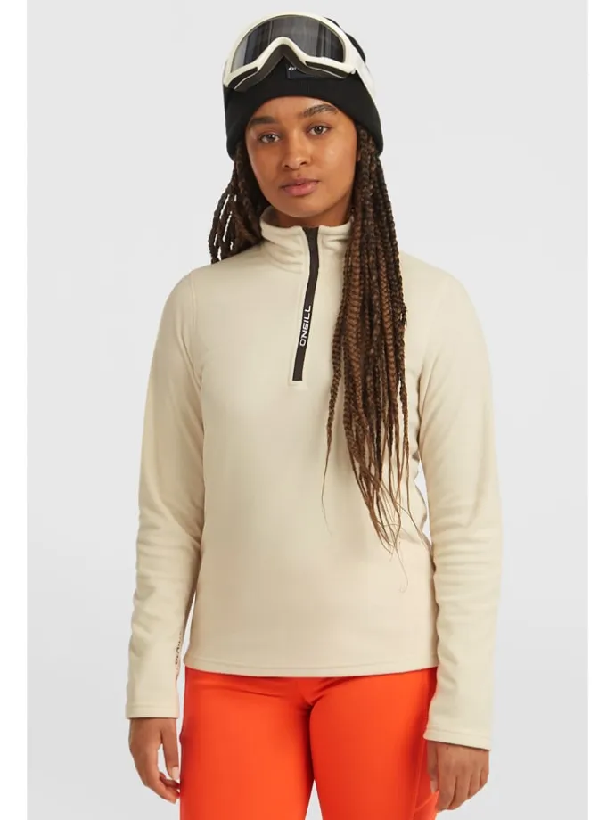 Fleecepullover in Beige