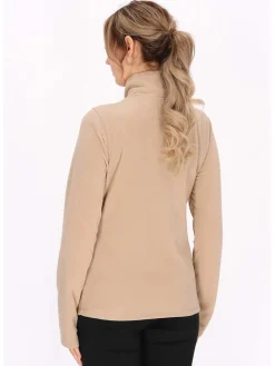 Fleecepullover in Beige