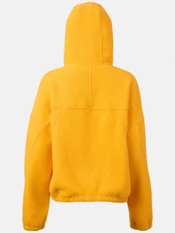 Fleecepullover in Gelb