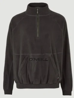 Fleecepullover in Grau