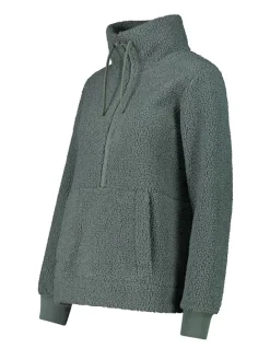 Fleecepullover in Grün