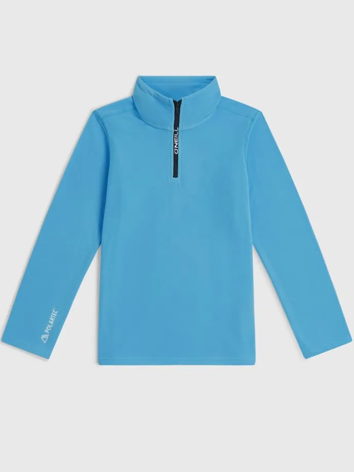 Fleecepullover in Hellblau