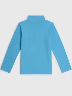 Fleecepullover in Hellblau