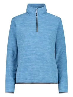 Fleecepullover in Hellblau