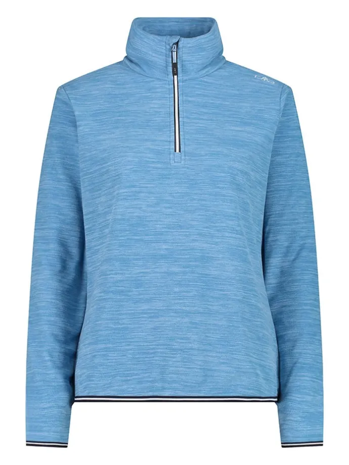 Fleecepullover in Hellblau