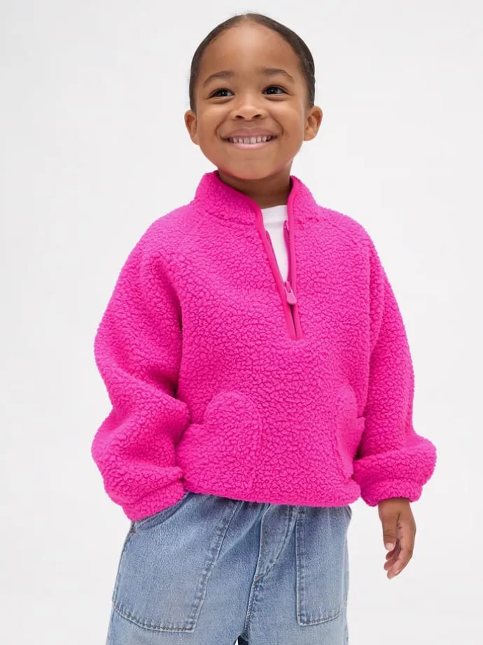 Fleecepullover in Pink