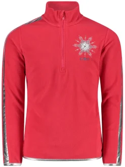 Fleecepullover in Rot