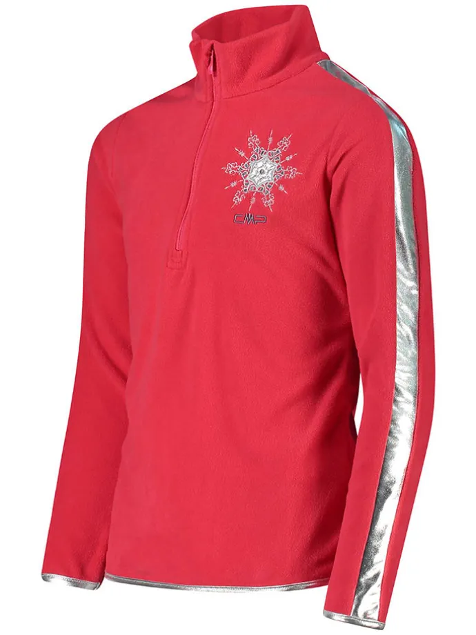 Fleecepullover in Rot