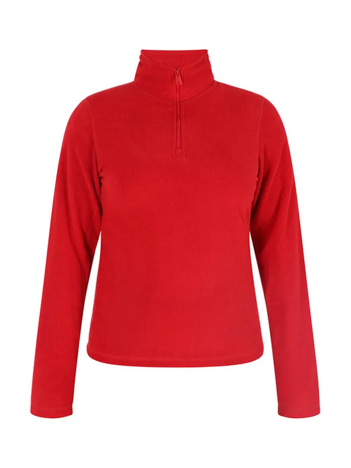 Fleecepullover in Rot