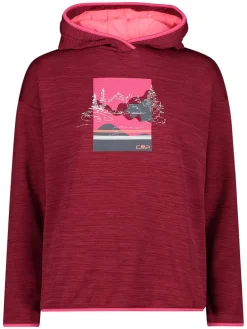 Fleecepullover in Rot