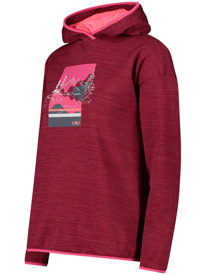 Fleecepullover in Rot