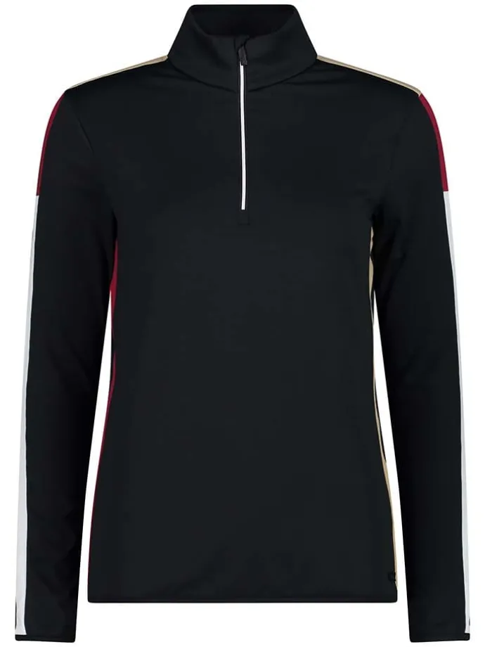 Fleecepullover in Schwarz