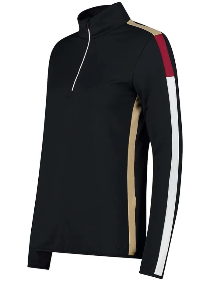 Fleecepullover in Schwarz