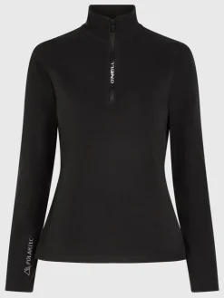 Fleecepullover in Schwarz