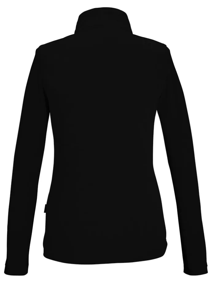 Fleecepullover in Schwarz