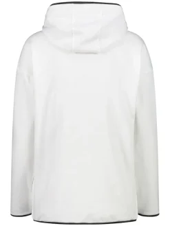 Fleecepullover in Weiß