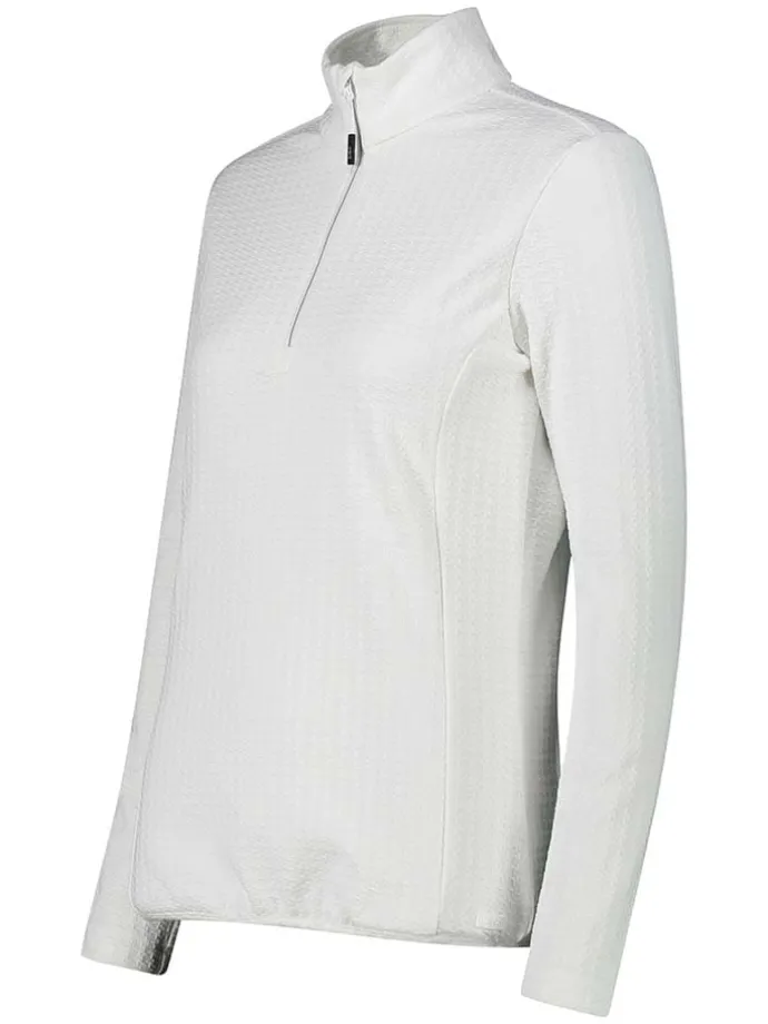 Fleecepullover in Weiß