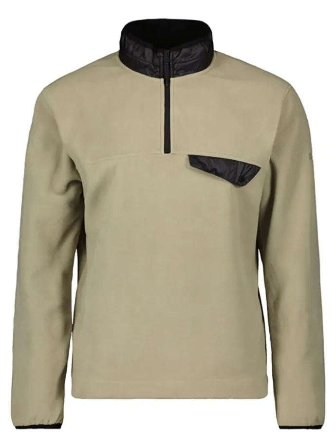 Fleecepullover "Latemar" in Beige