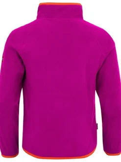 Fleecepullover "Nordland" in Pink/ Orange