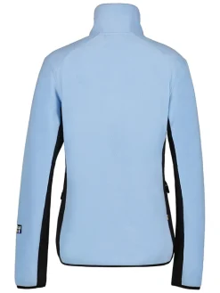 Fleecepullover "Peltoniemi" in Hellblau/ Schwarz