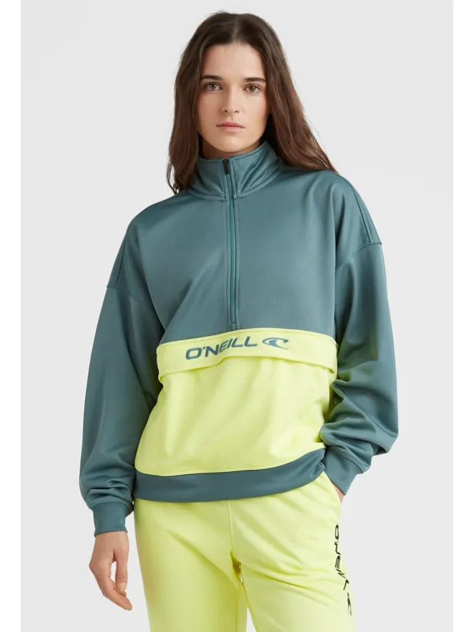 Fleecepullover "Rutile" in Grün