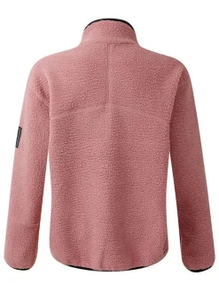 Fleecepullover "Slide Out" in Rosa